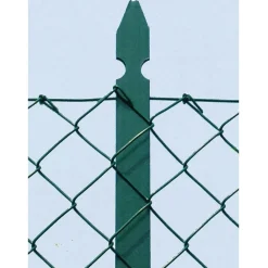 Paletto per recinzione a T plastificati H 1 m verde