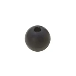 Palline ferma cima Ø esterno 18 mm nera 2 pz