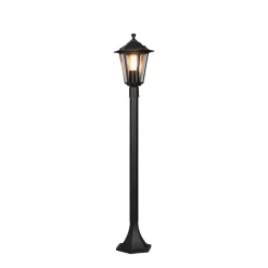 Palo da esterno in alluminio Pienza IP44 H 100 cm nero