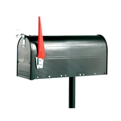 Palo di sostegno per mailbox Burg Wächter US 893 nero