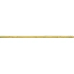 Palo mezzo tondo in legno traverso 3,5 x 7 x H 180 cm