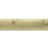 Palo mezzo tondo in legno traverso 3,5 x 7 x H 250 cm