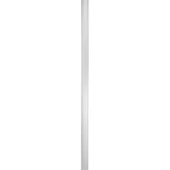 Palo quadrato in alluminio per pannello WPC Ø 6,8 x H 185 cm