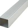 Palo quadro in alluminio con tappo Ø 7 x H 95 cm