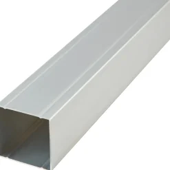 Palo quadro in alluminio con tappo Ø 7 x H 95 cm