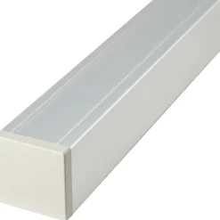 Palo quadro in alluminio con tappo Ø 7 x H 95 cm
