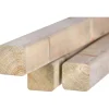 Palo quadro in legno Ø 7 x H 200 cm