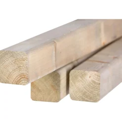 Palo quadro in legno Ø 7 x H 200 cm
