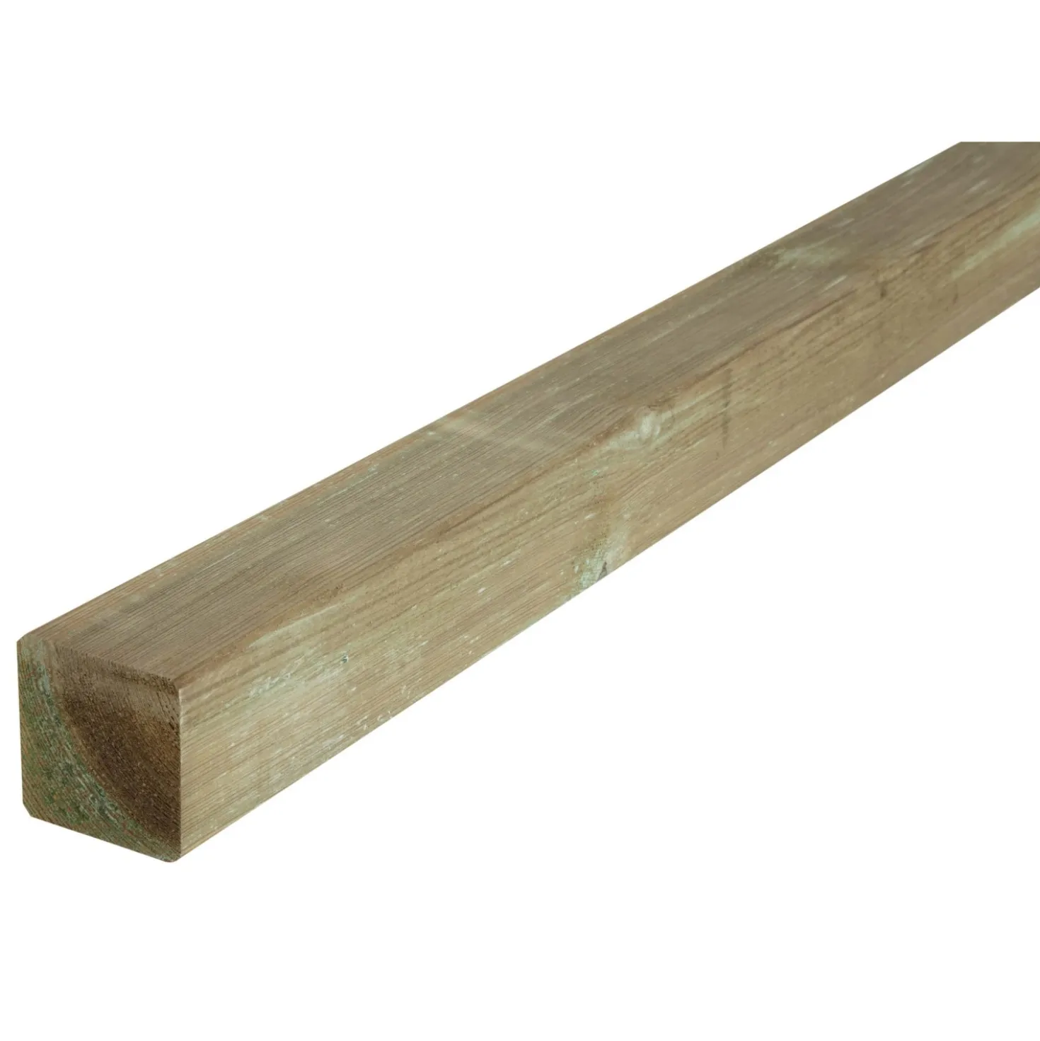 Palo quadro in legno Ø 7 x 210 cm