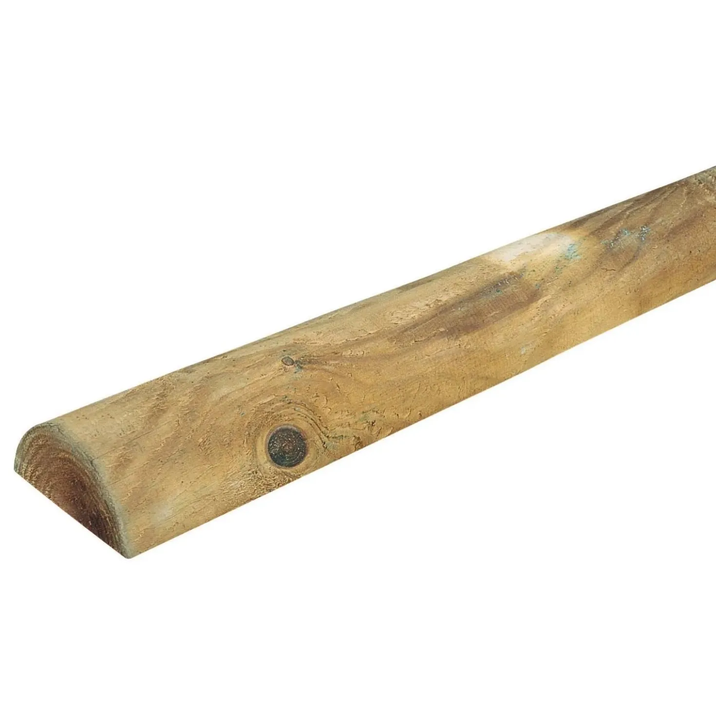 Palo semi tondo in legno traverso Ø 7 x H 250 cm