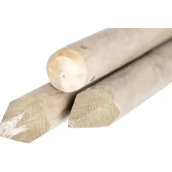Palo tondo in legno con punta Ø 5,5 x H 80 cm