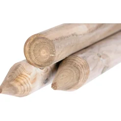Palo tondo in legno con punta Ø 8 x H 200 cm