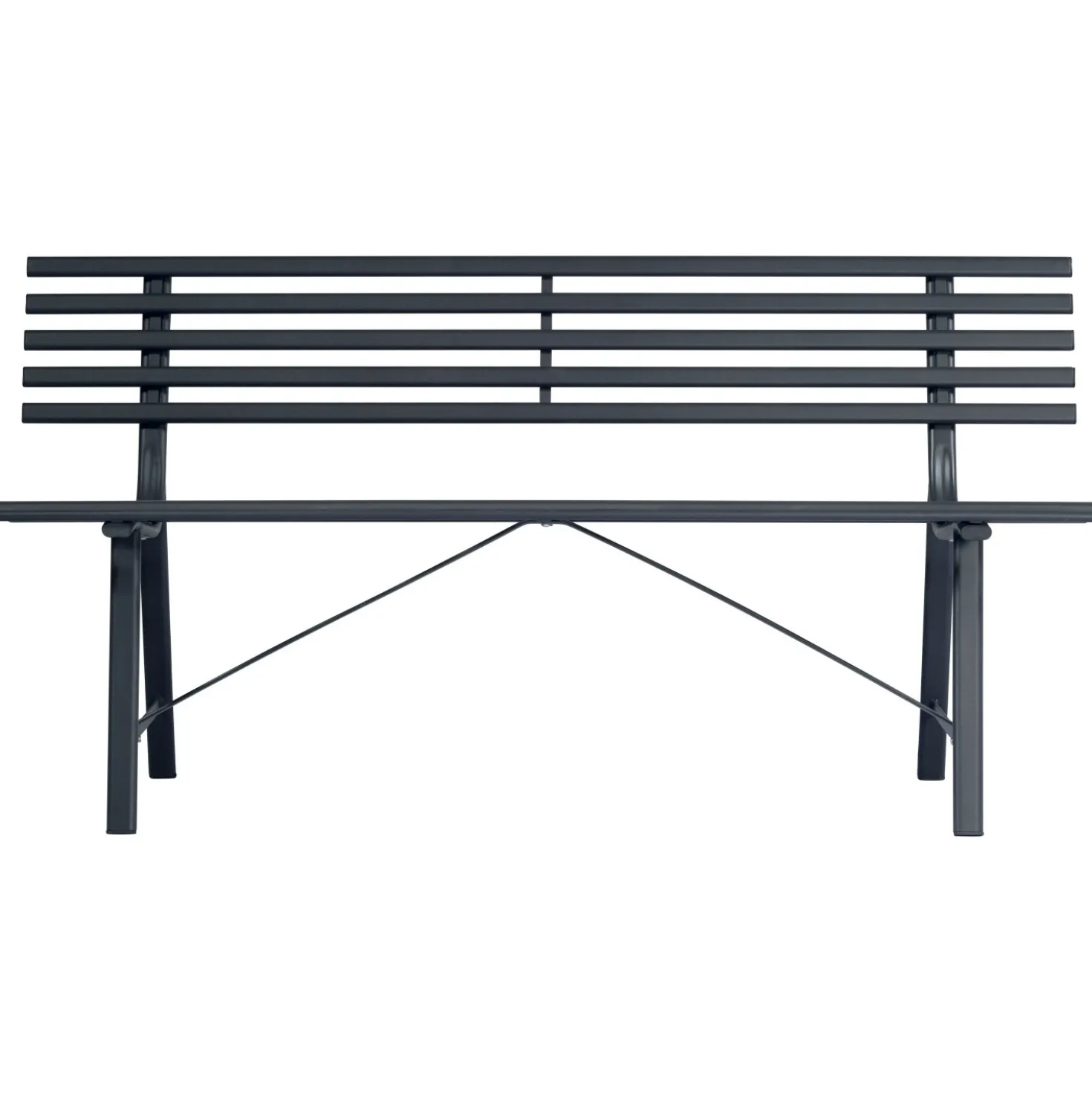Panchina in ferro 150x56x76 cm 3 posti