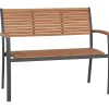 Panchina in legno di eucalipto Bonlee 114x60,3x84 cm 2 posti