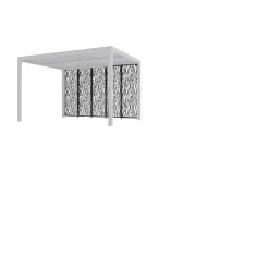 Pannelli Moucharabieh per pergola 3630 in acciaio 4 pz. 360 cm