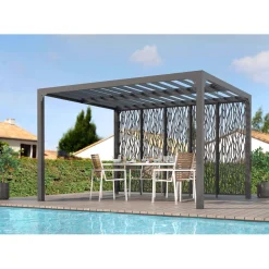 Pannelli Moucharabieh per pergola 3630 in acciaio 4 pz. 360 cm