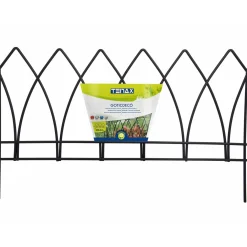 Pannello da giardino in ferro ad arco Goticdecò 0,38x0,60 m nero