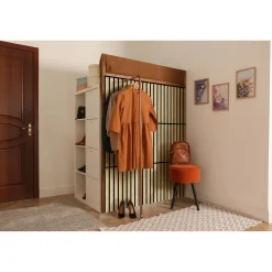 Pannello decorativo Hoogapanel Aurora verticale rovere 58x58 cm Sp. 1,1 cm