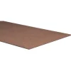 Pannello faesite grezza pretagliata 122x61 cm marrone