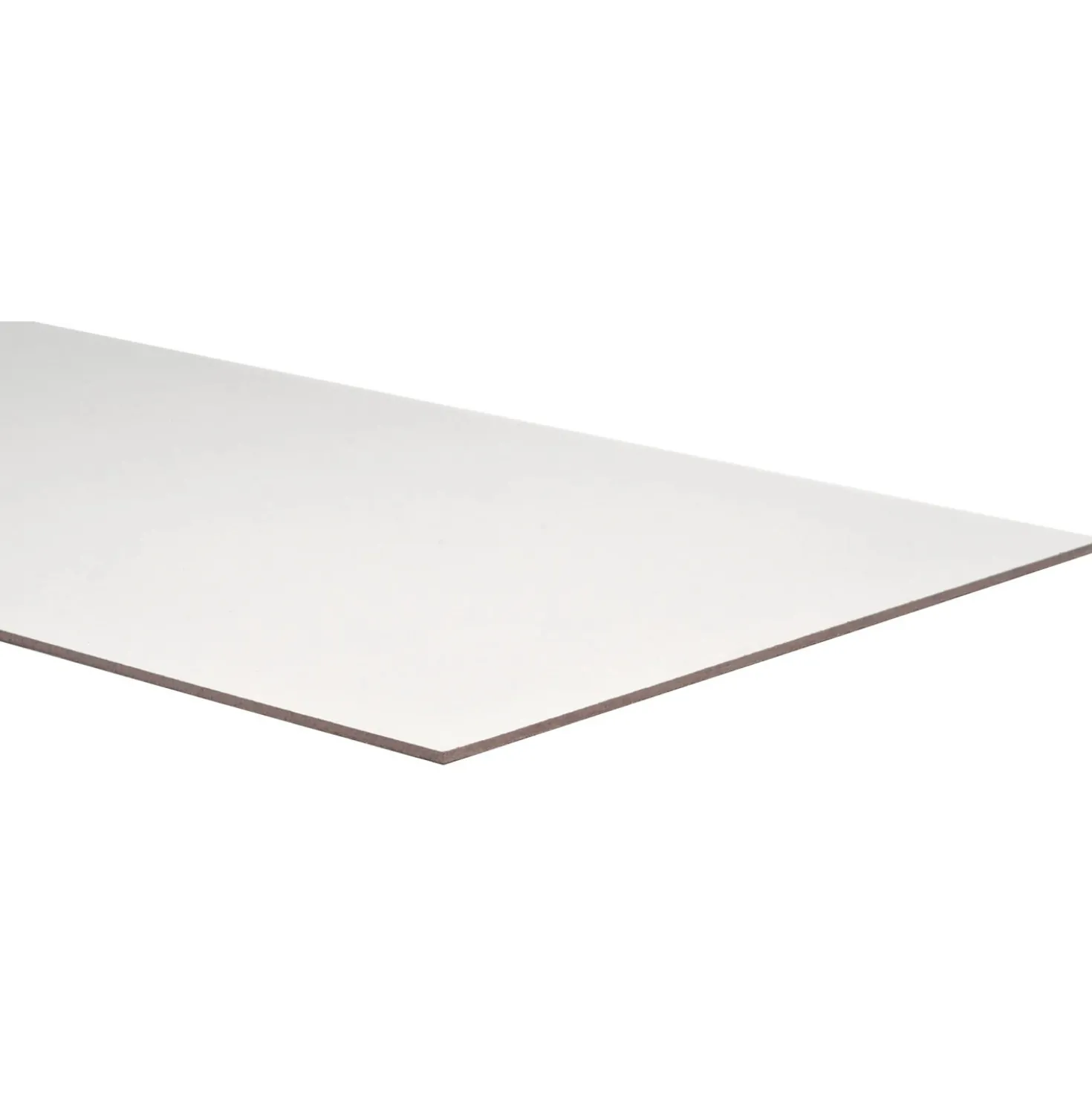 Pannello faesite pretagliata 122x101 cm bianco