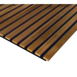 Pannello fonoassorbente decorativo pino 240x57,2 cm Sp. 18 mm