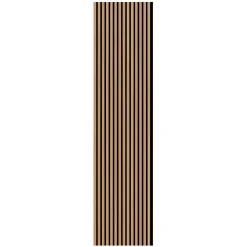 Pannello fonoassorbente decorativo larice massello grezzo 240x57,2 cm Sp. 18 mm
