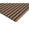 Pannello fonoassorbente decorativo noce 120x57,25 cm Sp. 19 mm