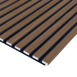 Pannello fonoassorbente decorativo PVC rovere 240x57,25x1,9 cm