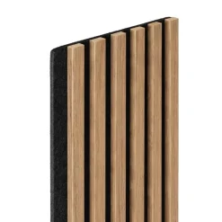 Pannello fonoassorbente decorativo Storsund rovere 240x30 cm Sp. 19 mm