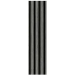 Pannello fonoassorbente decorativo rovere grigio grezzo 240x57,2 cm Sp. 19 mm