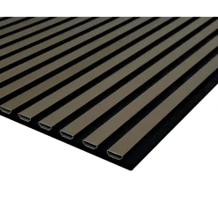 Pannello fonoassorbente decorativo alu anodiz bronzo 240x56,55x1,7 cm