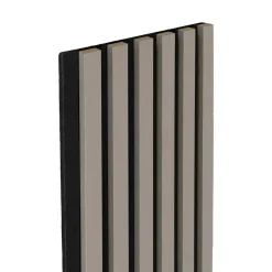 Pannello fonoassorbente decorativo Sandgrau grigio 240x30 cm Sp. 19 mm