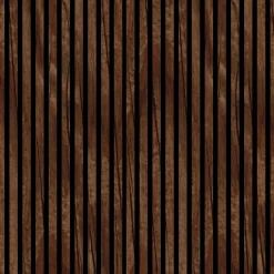 Pannello fonoassorbente decorativo PVC rovere rustico 240x57,25x1,9 cm