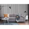 Pannello fonoassorbente decorativo bianco 240x30 cm Sp. 19 mm