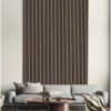 Pannello fonoassorbente decorativo noce grezzo 240x57,2 cm Sp. 19 mm