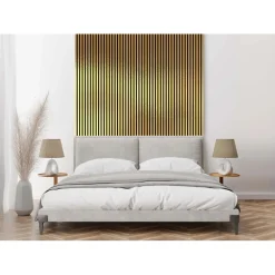 Pannello fonoassorbente decorativo oro 240x57,2 cm Sp. 20 mm