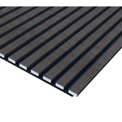 Pannello fonoassorbente decorativo PVC cemento 240x57,25x1,9 cm