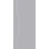 Pannello Maputo pvc grigio 90,7x210 cm