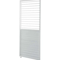 Pannello orientabile lamelle a persiana per pergola Myara L90 x H236,5 cm bianco