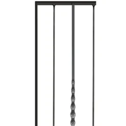 Pannello ornamentale per recinzione modulare H1012 x 850 mm in ferro zincato