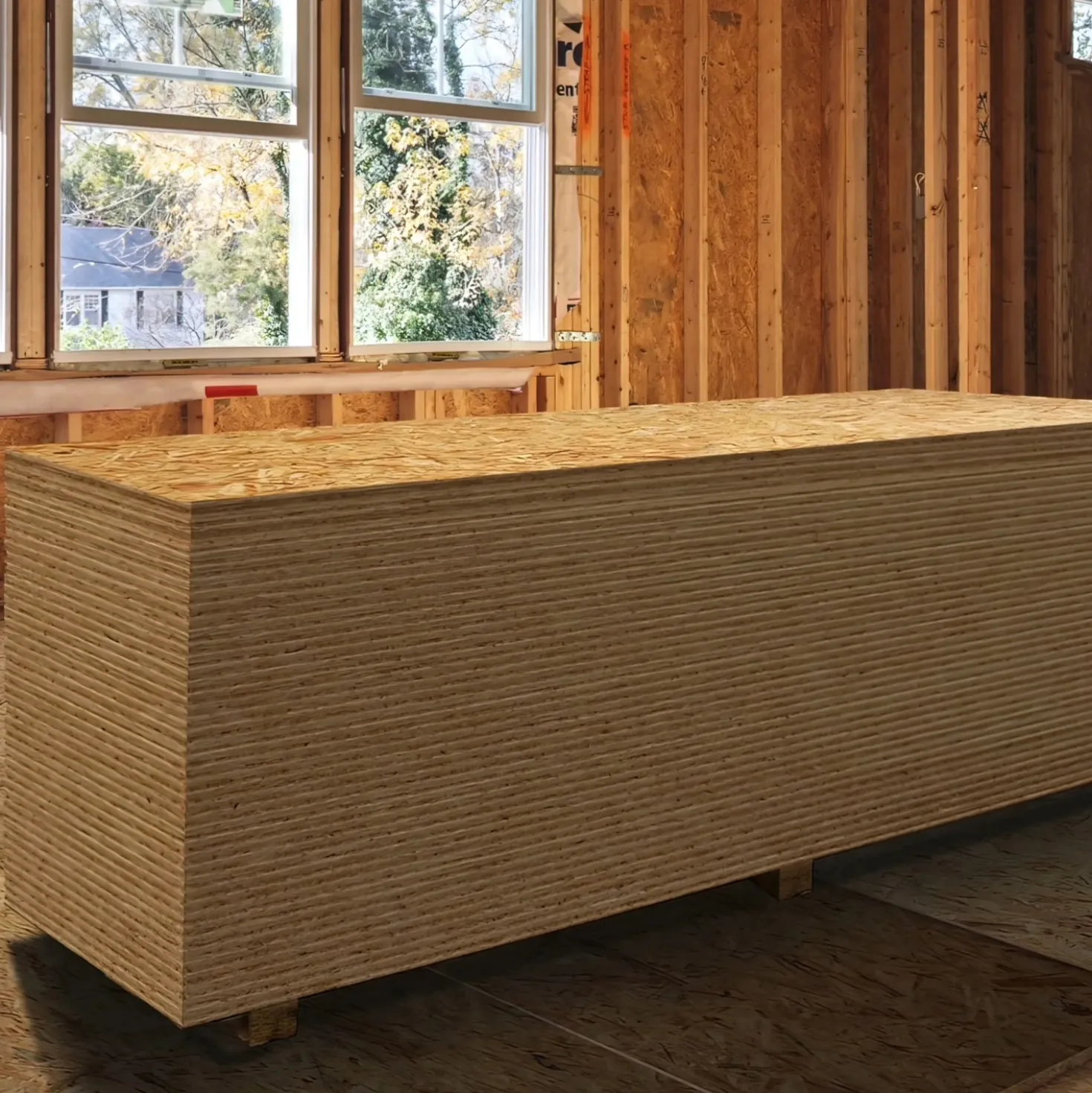 Pannello OSB-3 da posa a filo 18 mm x 250 cm x 125 cm