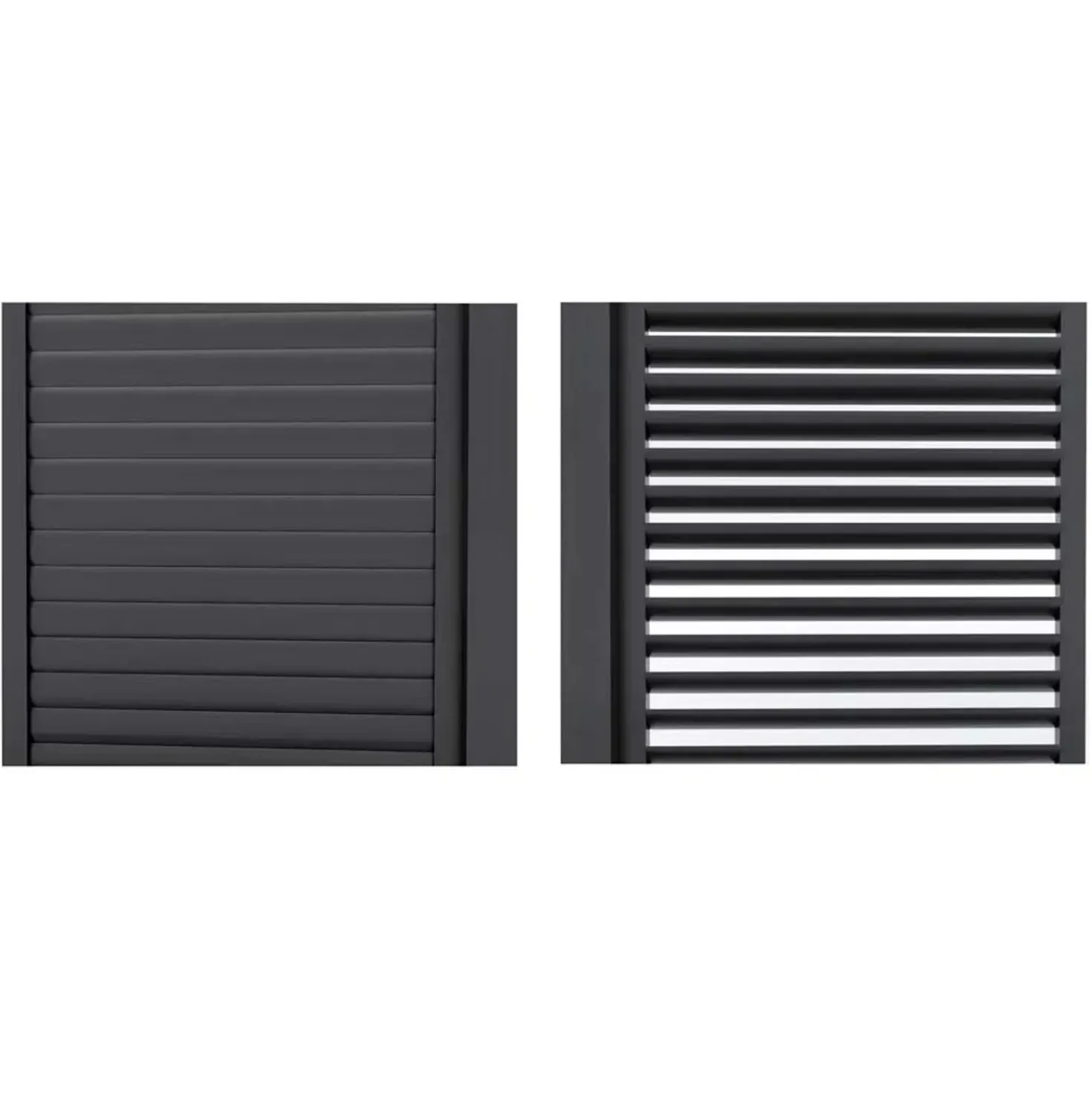 Pannello scorrevole Calicantus Sliding Blind antracite 4 m