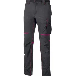 Pantalone da lavoro World Lady grigio fucsia tg. M