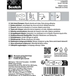 Paracolpi adesivo da parete antiurto Scotch® 21x21 mm bianco