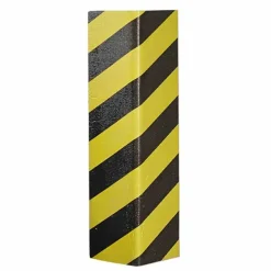 Paracolpi garage adesivo ad angolo 50 cm 12,5x12,5 cm giallo-nero