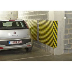 Paracolpi garage rotolo adesivo 100x150 cm giallo-nero