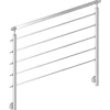 Parapetto in acciaio inox satinato in kit Modulo B1