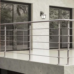 Parapetto in acciaio inox satinato in kit Modulo A1