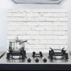Paraschizzi cucina adesivo White Bricks 47x65 cm