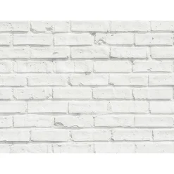 Paraschizzi cucina adesivo White Bricks 47x65 cm